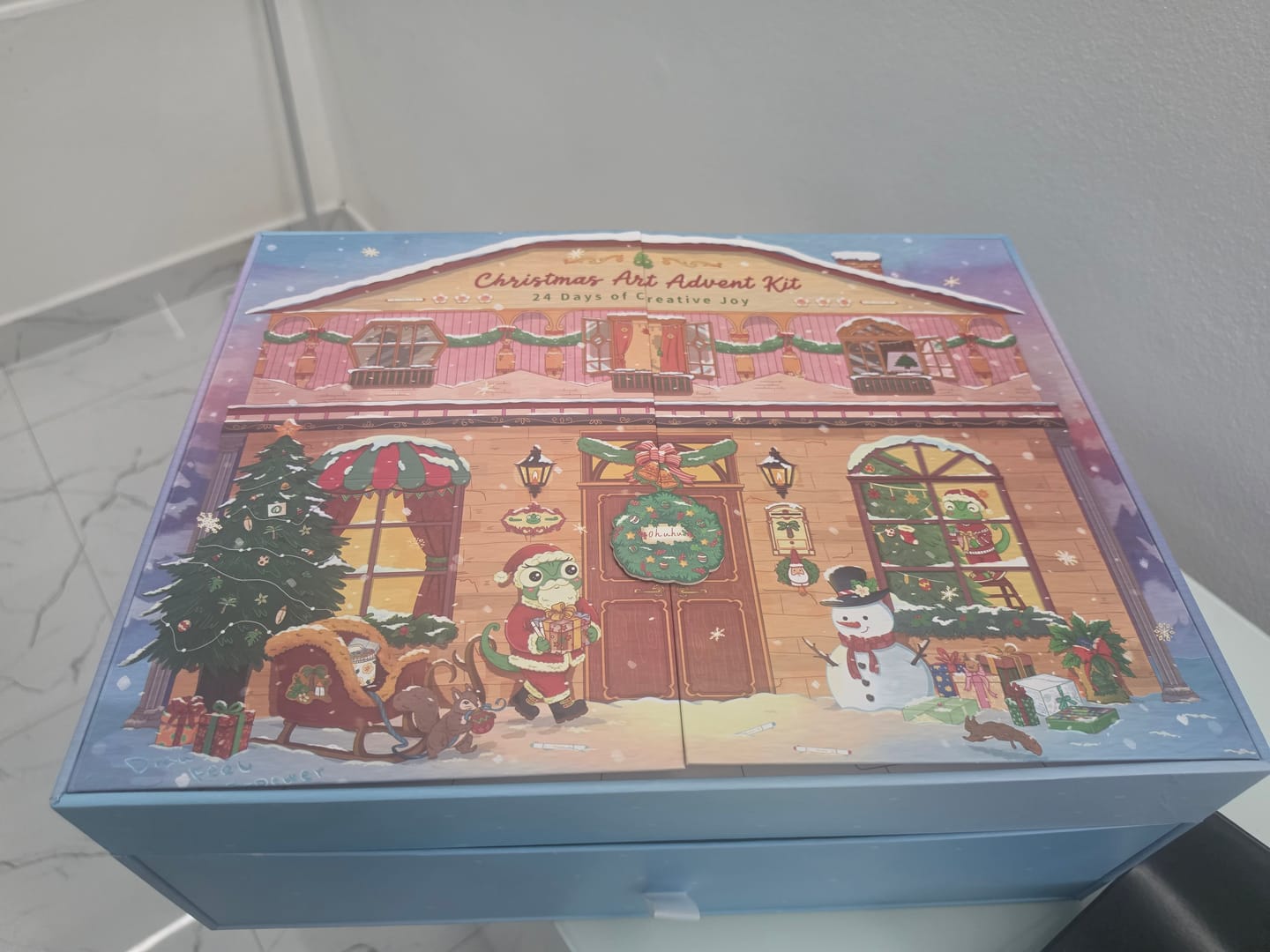 Customer photo review of Ohuhu Christmas Advent Calendar 2026, 24 Days Countdown Gift Kit