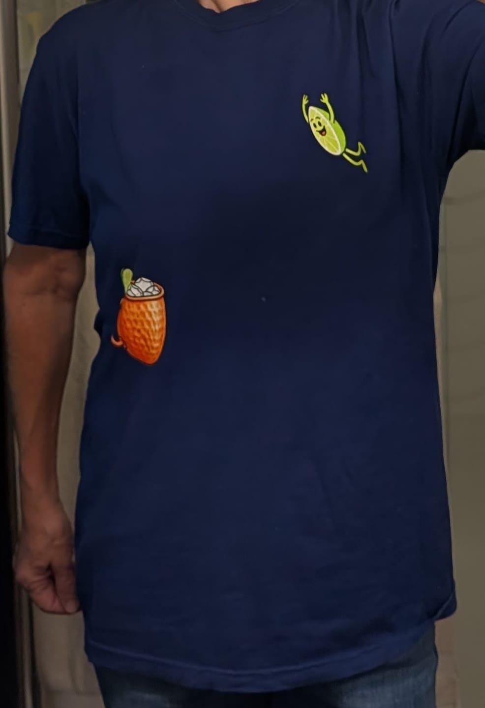 Customer photo review of Moscow Mule Dive — Premium Tee