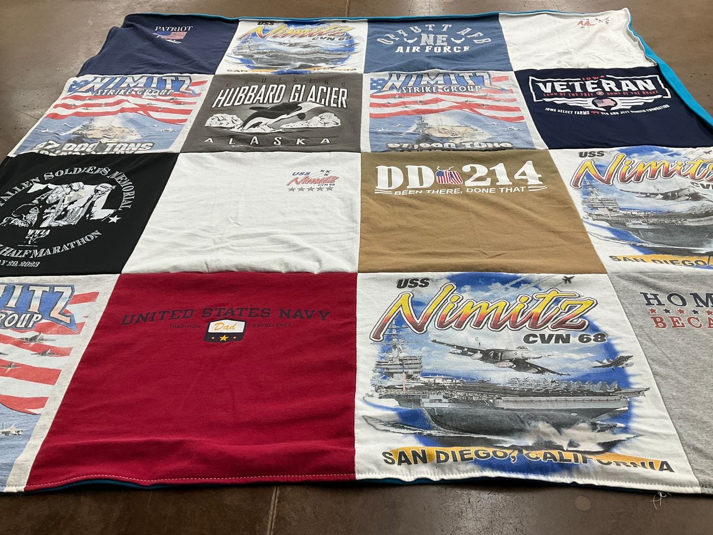 Customer photo review of Project Repat T-Shirt Quilt