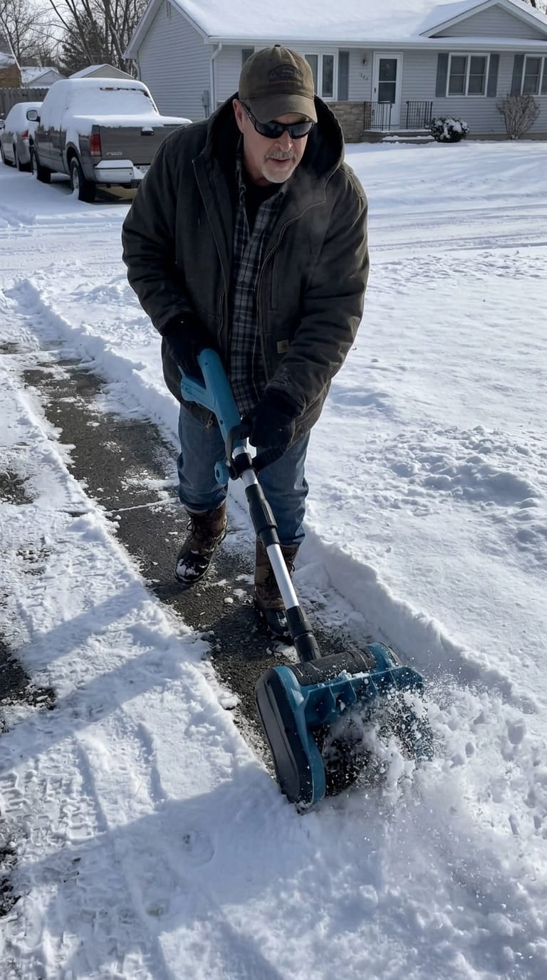 Customer photo review of Elektrische Schneeschaufel