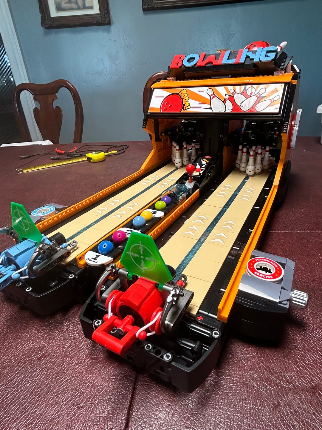 Customer photo review of Interactive Bowling Alley