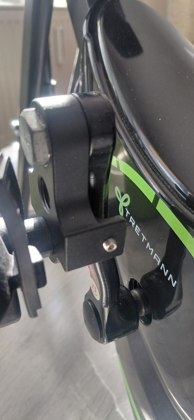 Customer photo review of Tretmann RIDE- Heimtrainer mit tiefem Einstieg