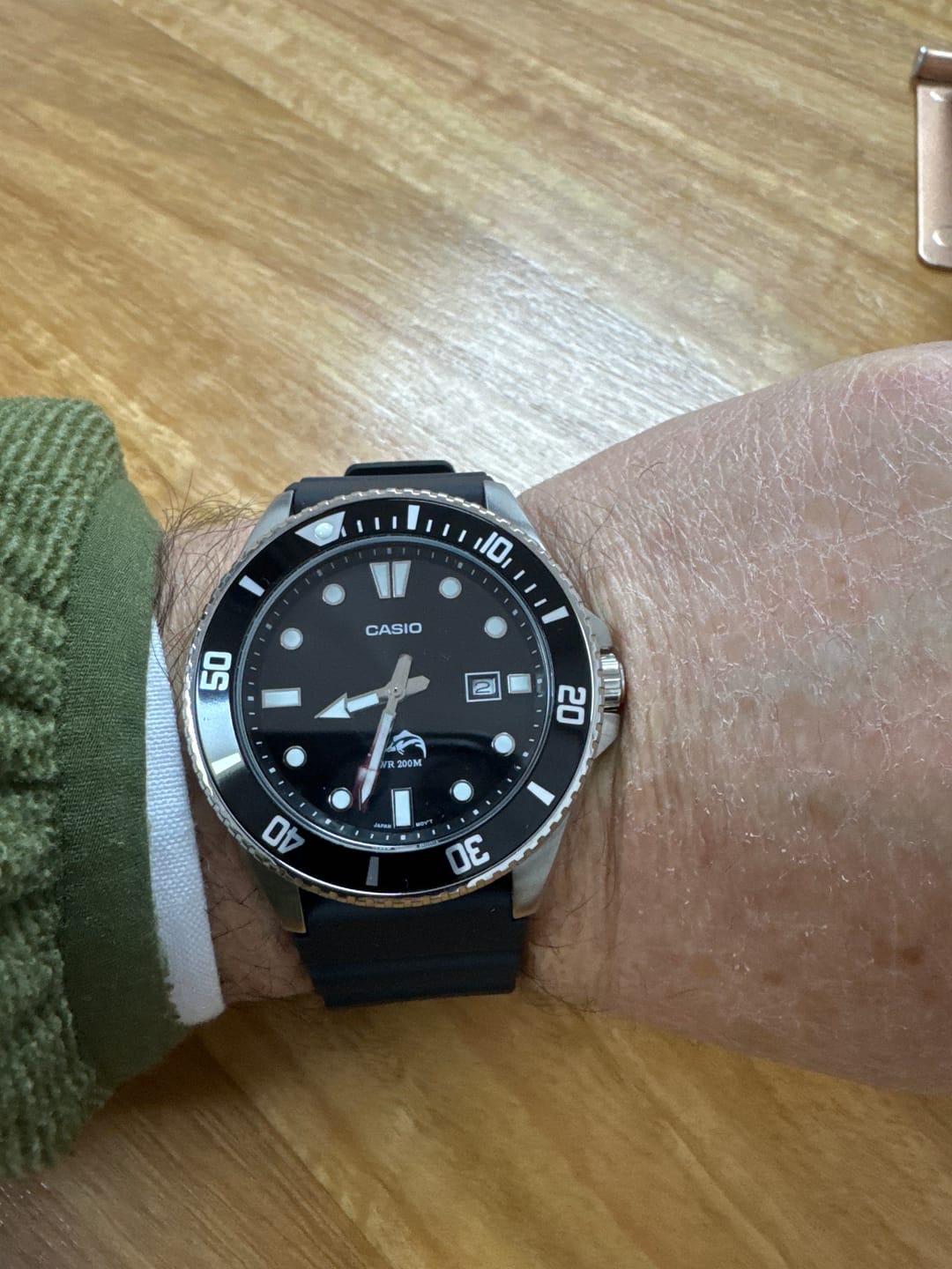 Customer photo review of Reloj Casio Submariner Marlin Duro MDV106-1AV Negro Buceo