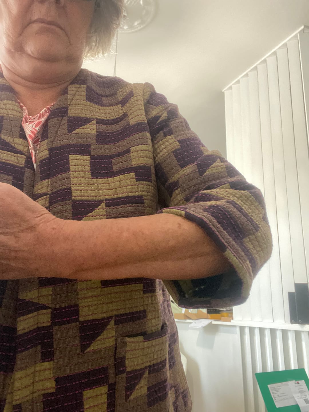 Customer photo review of Veste Garance — Jacquard Reine-Claude