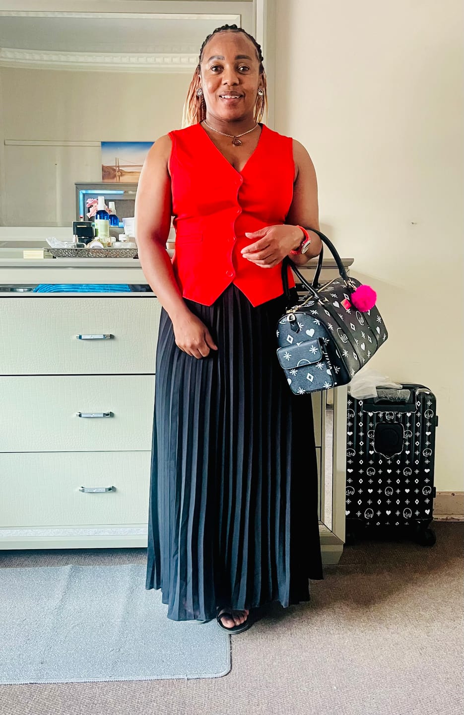 Customer photo review of Era Go Getter Bag & Carry On Troller Case