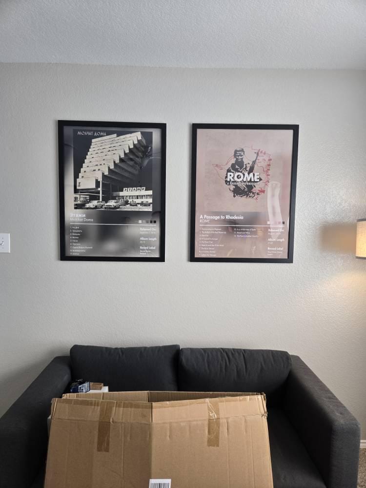 Customer photo review of Arctic Monkeys — The Car Album Poster