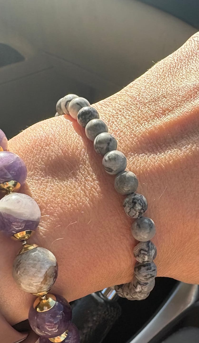 Customer photo review of Map stone - Abundance - Power bead bracelet