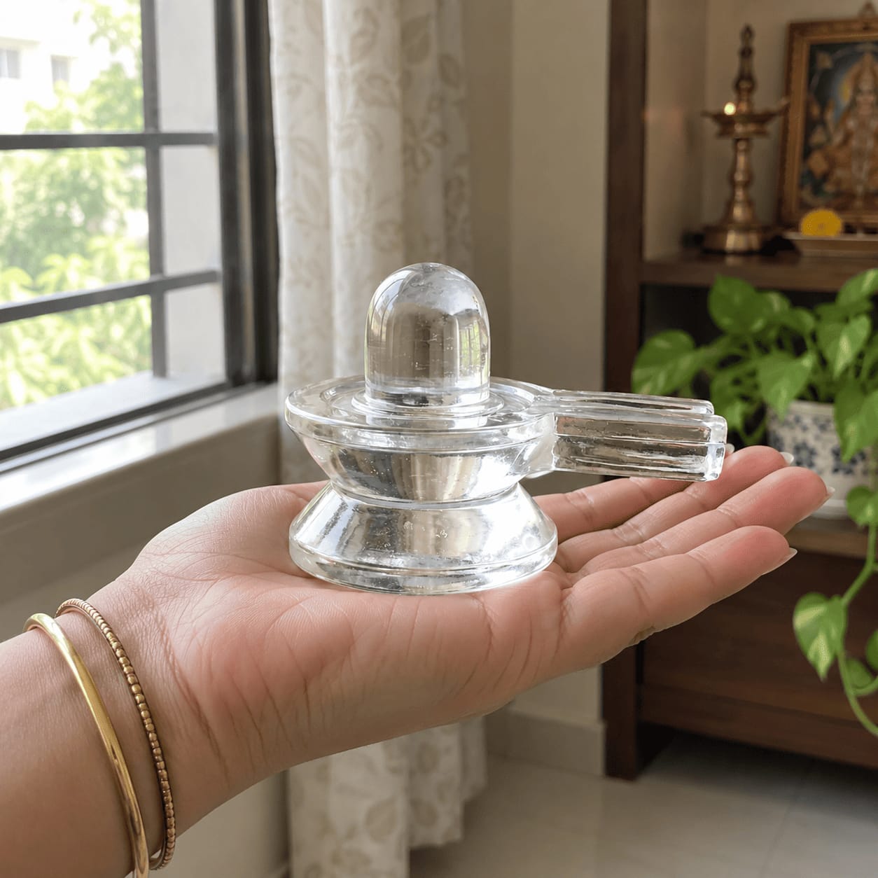 Customer photo review of Sphatik (Crystal) Shivling