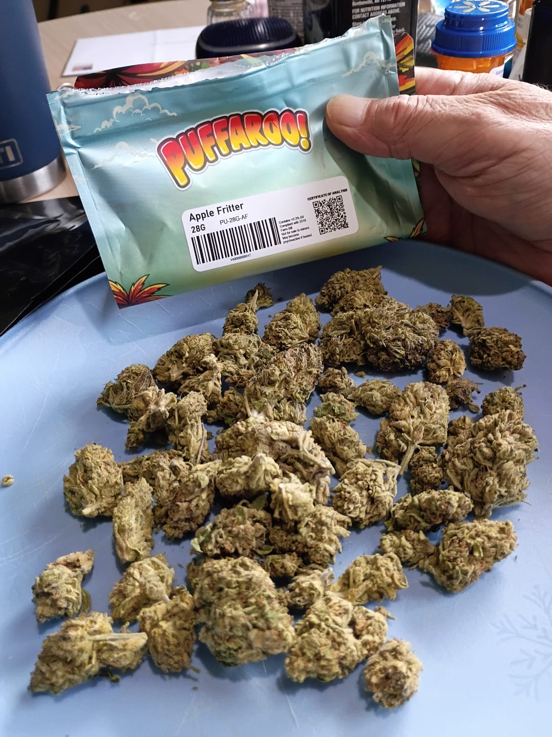 Customer photo review of Puffaroo - Apple Fritter - 28 Grams - Hybrid