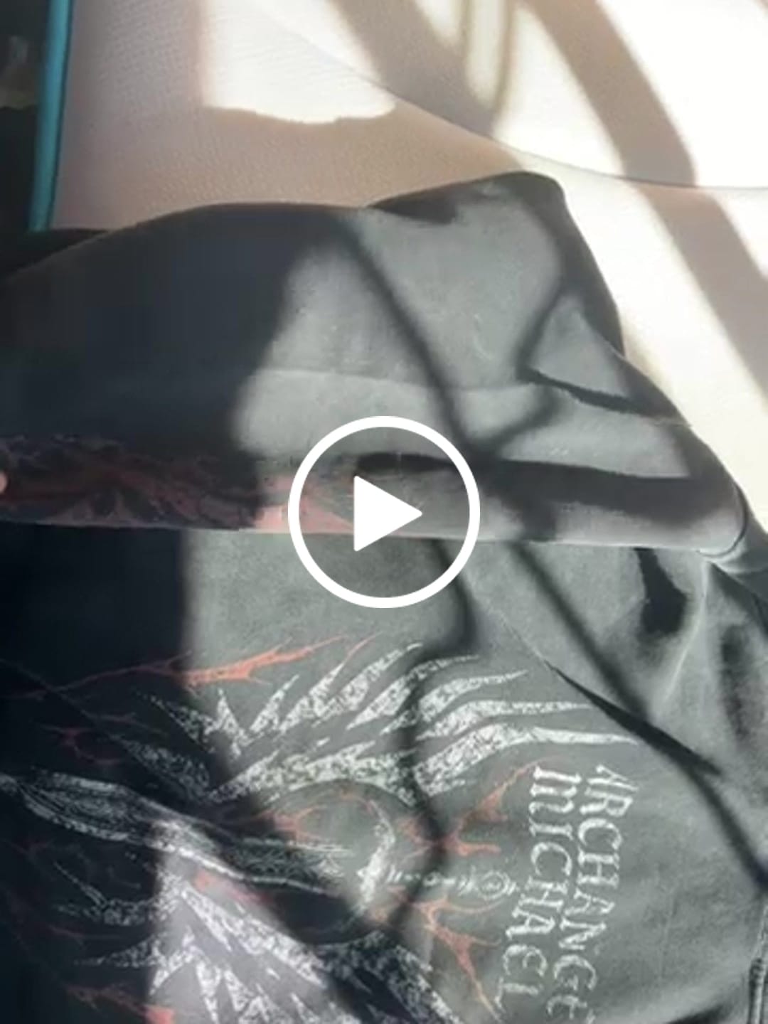 Customer video review of Archangel Michael Hoodie