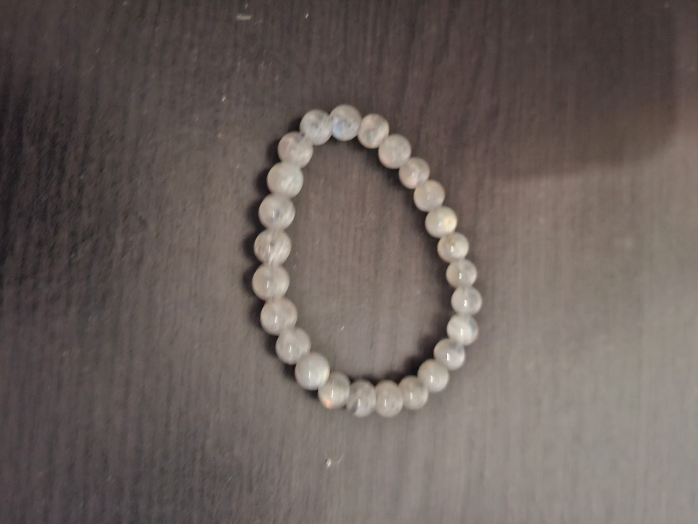 Customer photo review of Bracelet en perles de cristal de roche