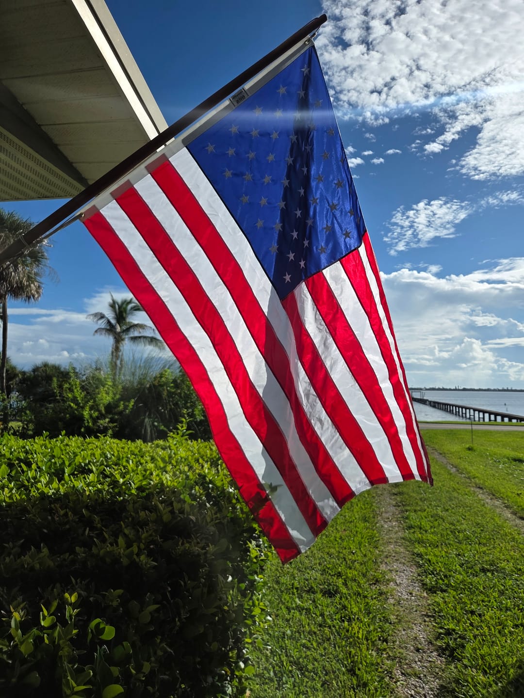 Customer photo review of 4' x 6' American Flag