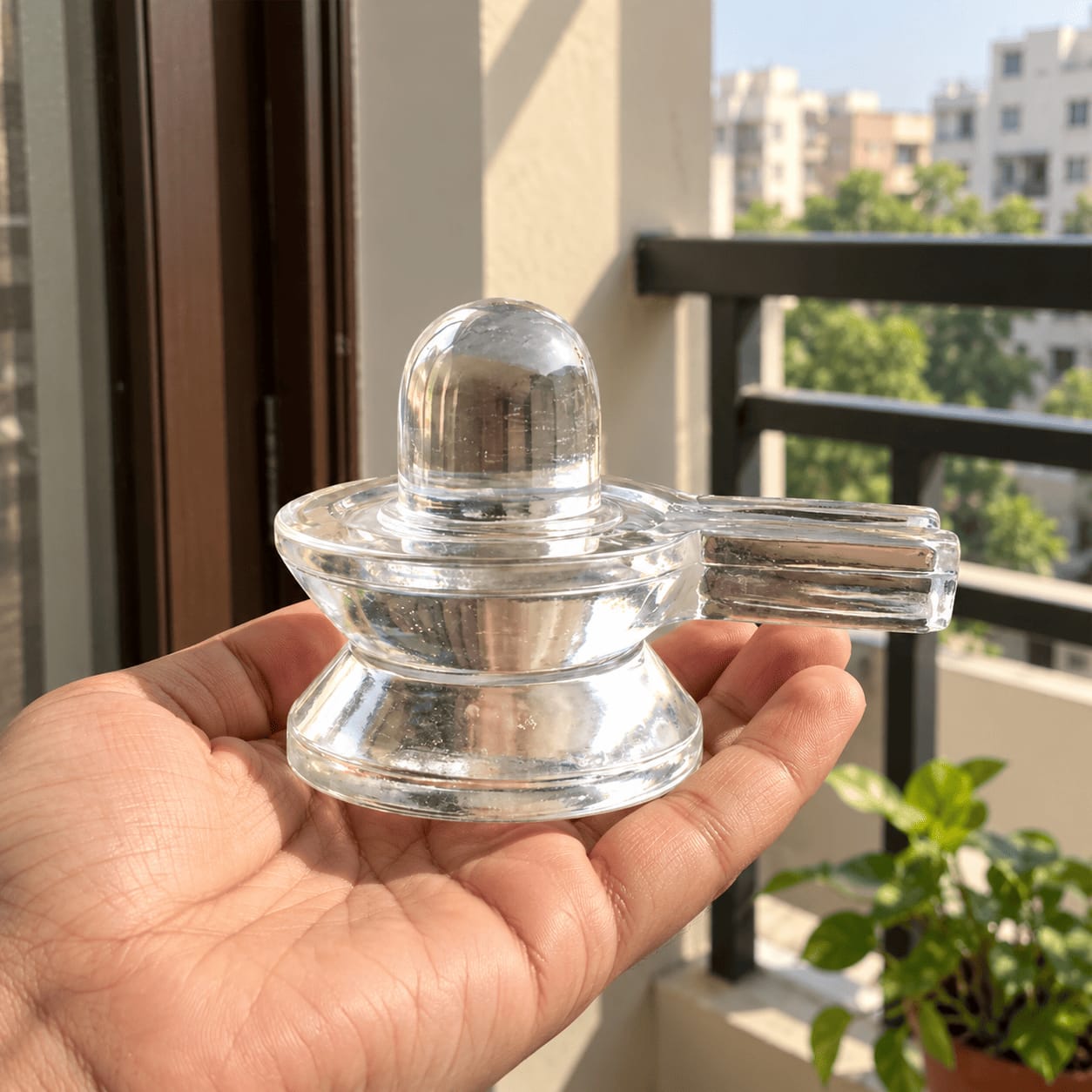Customer photo review of Sphatik (Crystal) Shivling