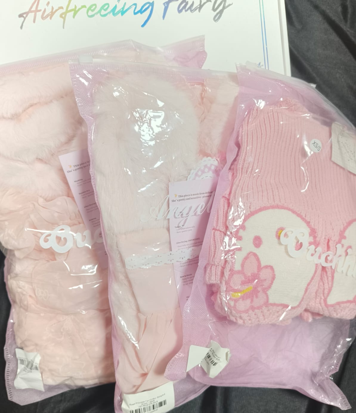 Customer photo review of Pirouette Babydoll Wrap Skirt (Sequin Pink)