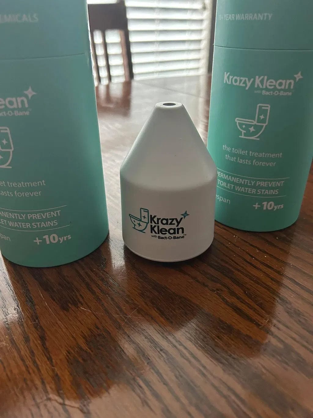 Customer photo review of Krazy Klean  Otomatik Klozet Temizleyici ve Kireç Önleyici Kalkan !