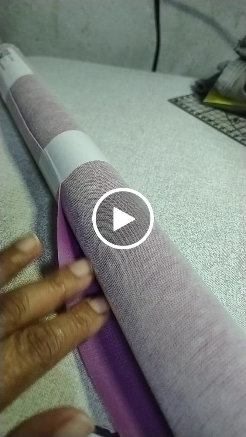 Customer video review of DUNA 0.9MM FUNDO MALHA COR ROXO