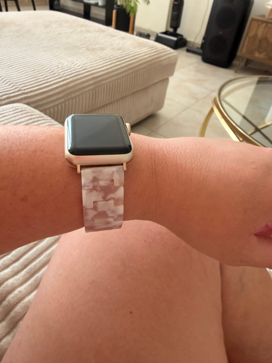 Customer photo review of Perla Ceramic Strap