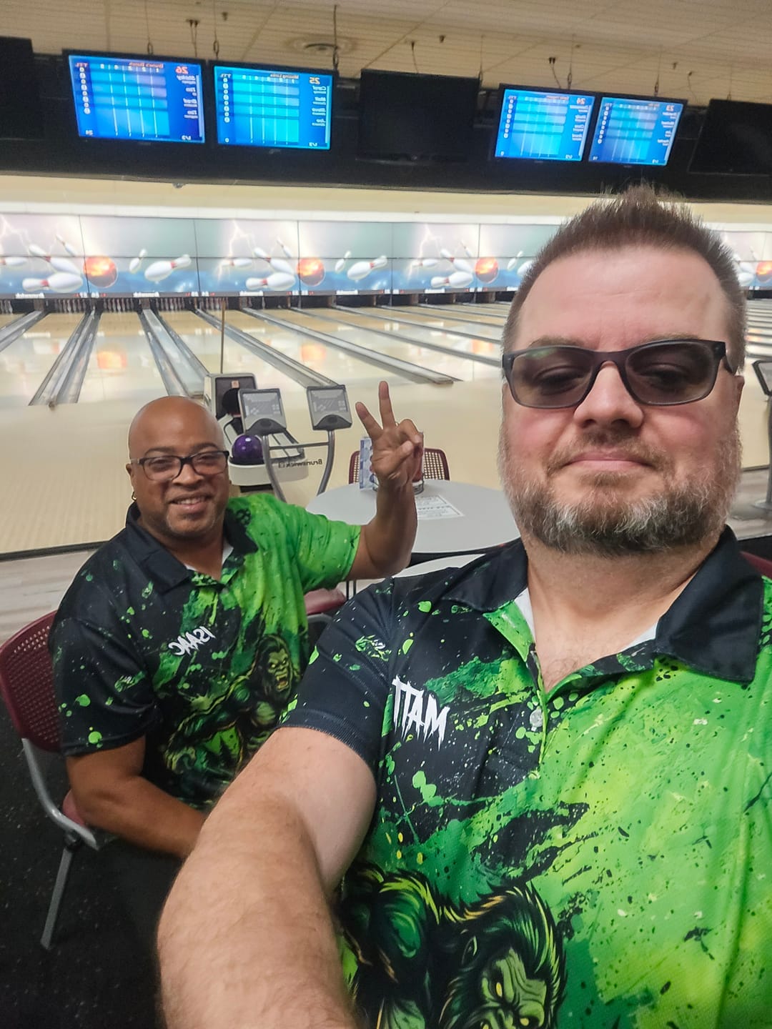 Customer photo review of Frenzidea Custom Bigfoot Shirt for Matthew Duncan