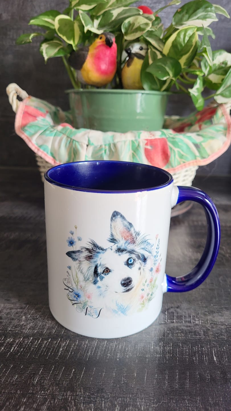 Customer photo review of Aquarell - Mug personnalisé