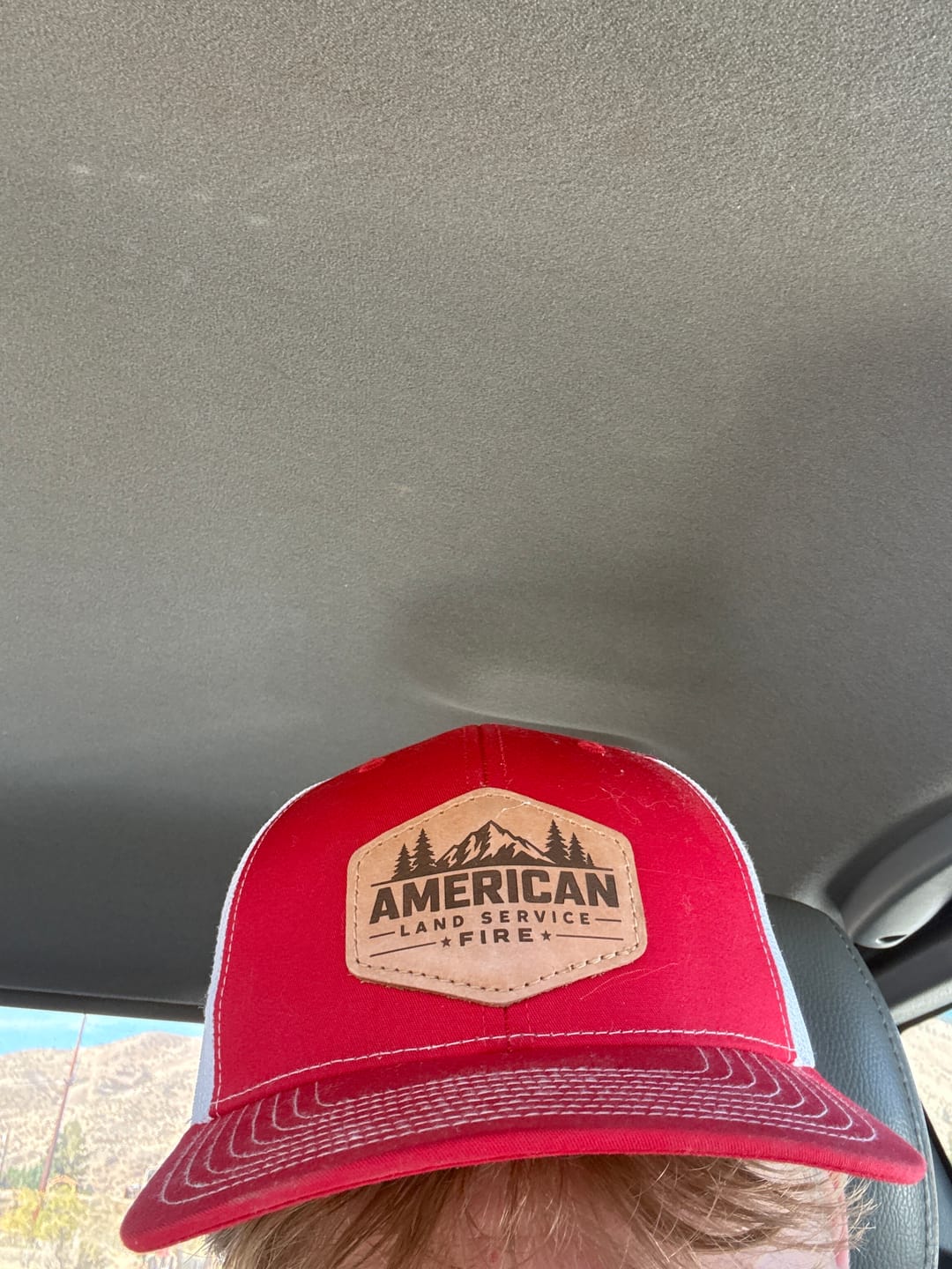 Customer photo review of Richardson 112 Custom Leather Patch Hat
