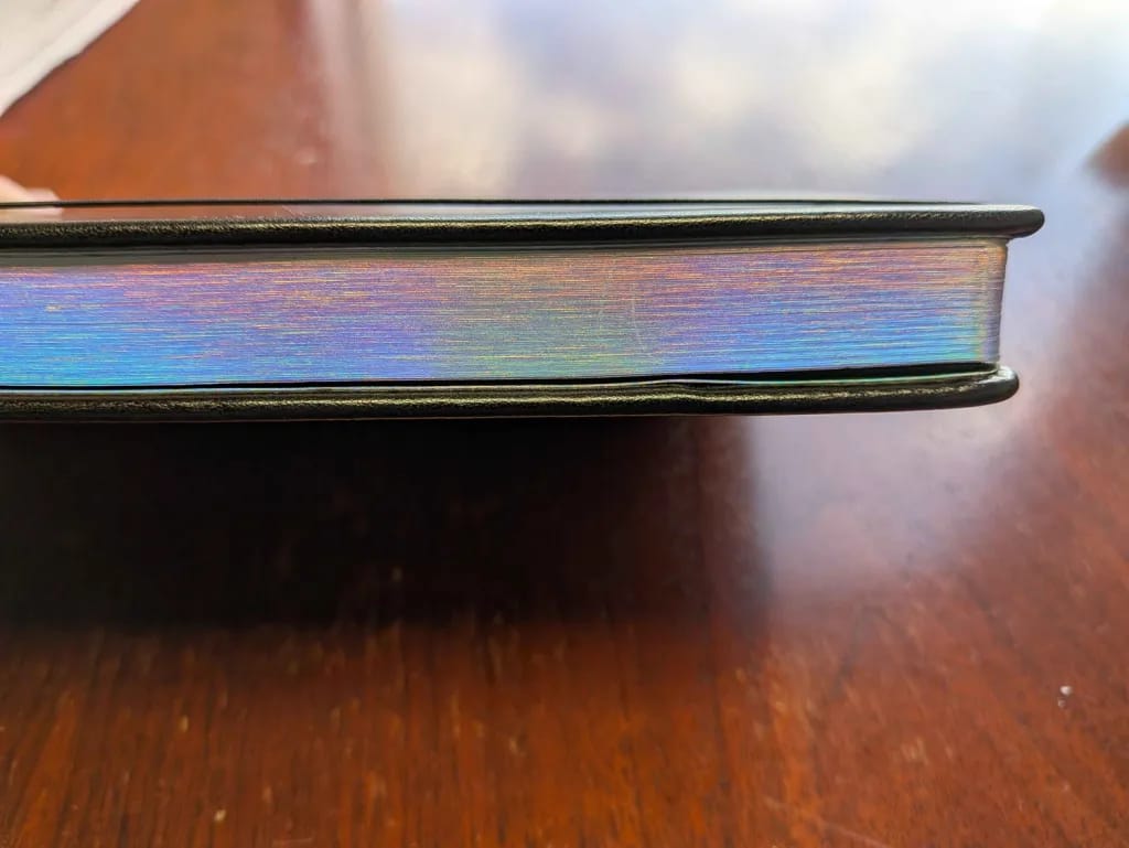 Customer photo review of Ohuhu Bleedproof Bullet Dotted Journal Notebook