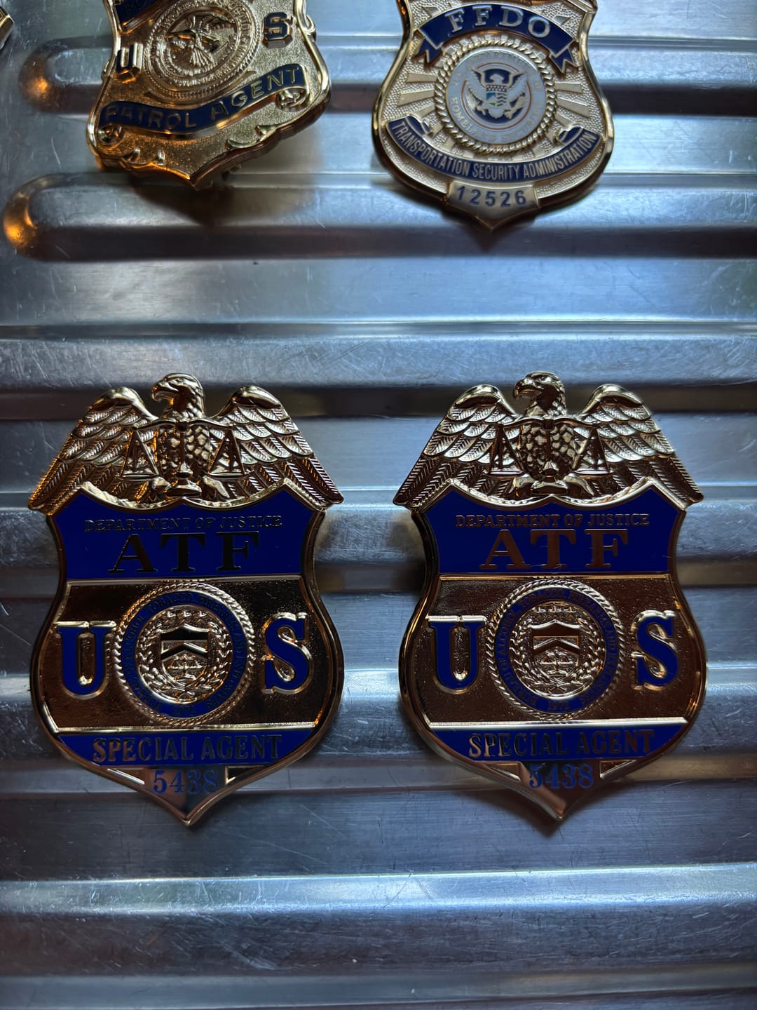 Customer photo review of ATF Special Agent Badge Premium Enamel Exact Replica