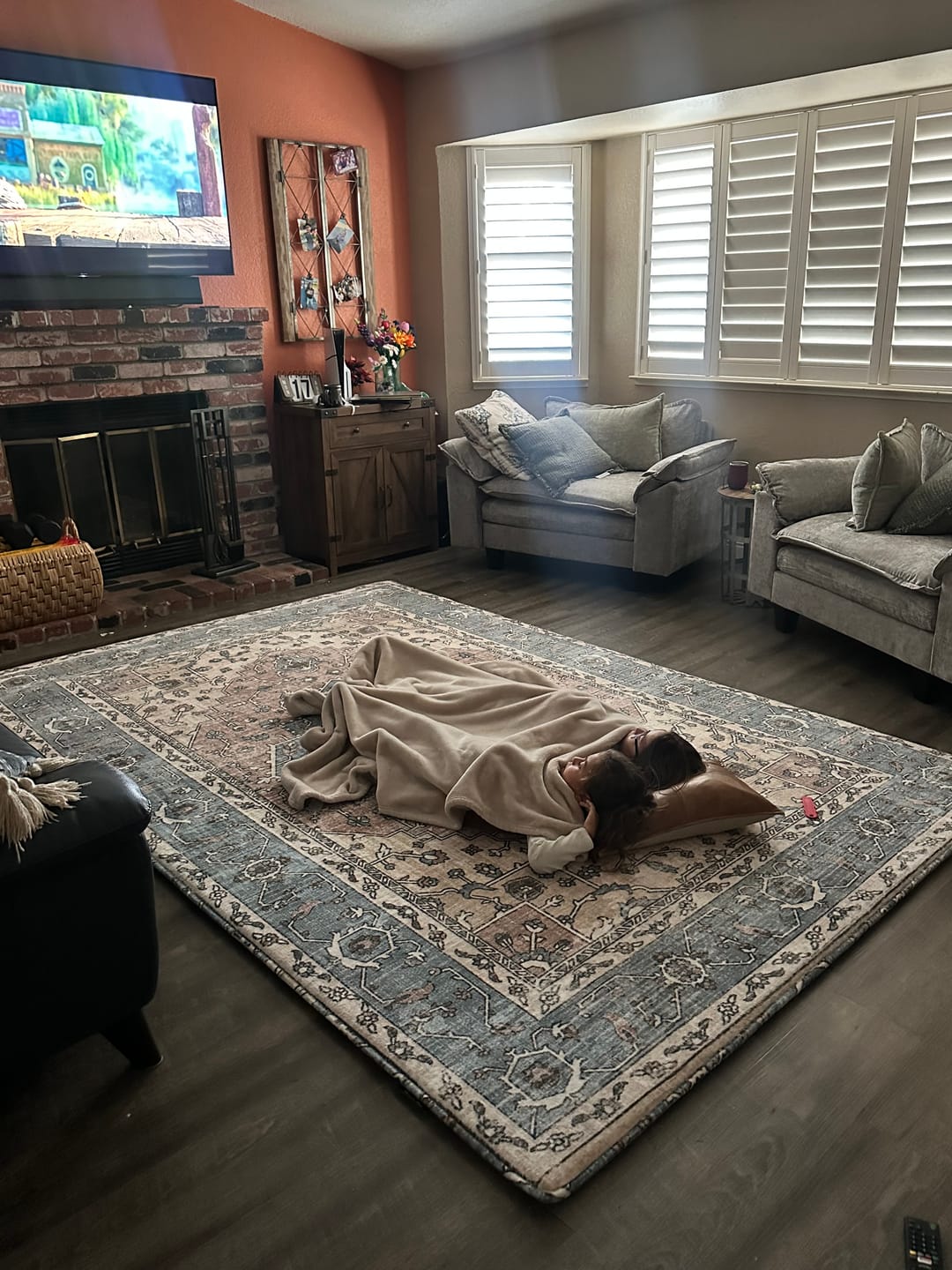 Customer photo review of Designer Relax Mat - 1.4" Thick Foam Base
