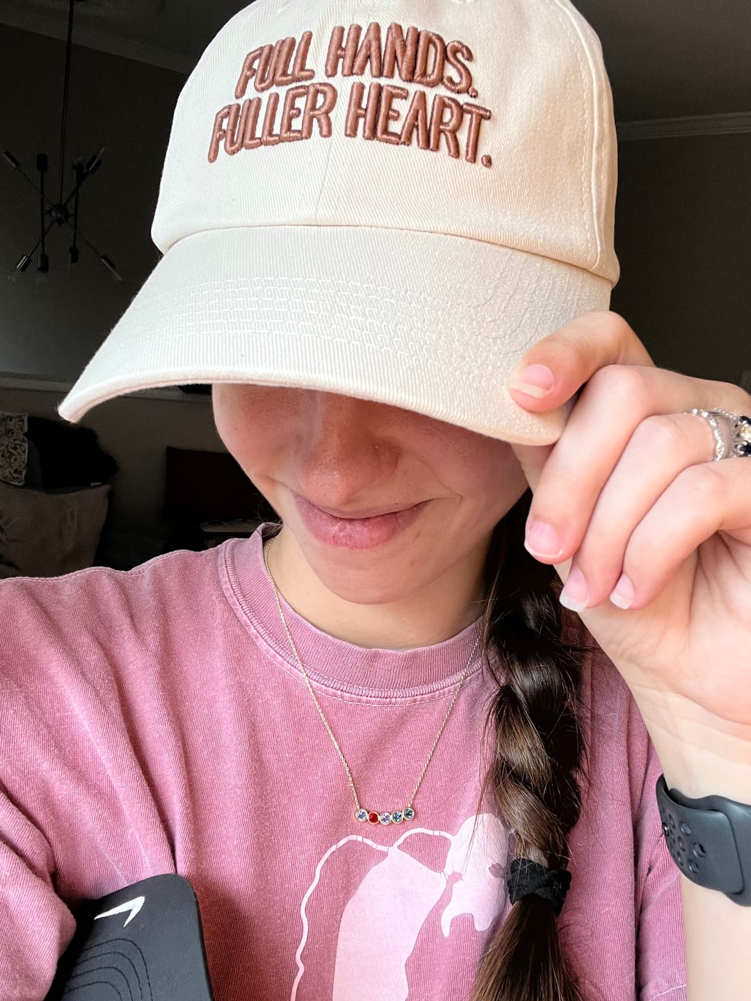 Customer photo review of Hat: Full Hands Fuller Heart