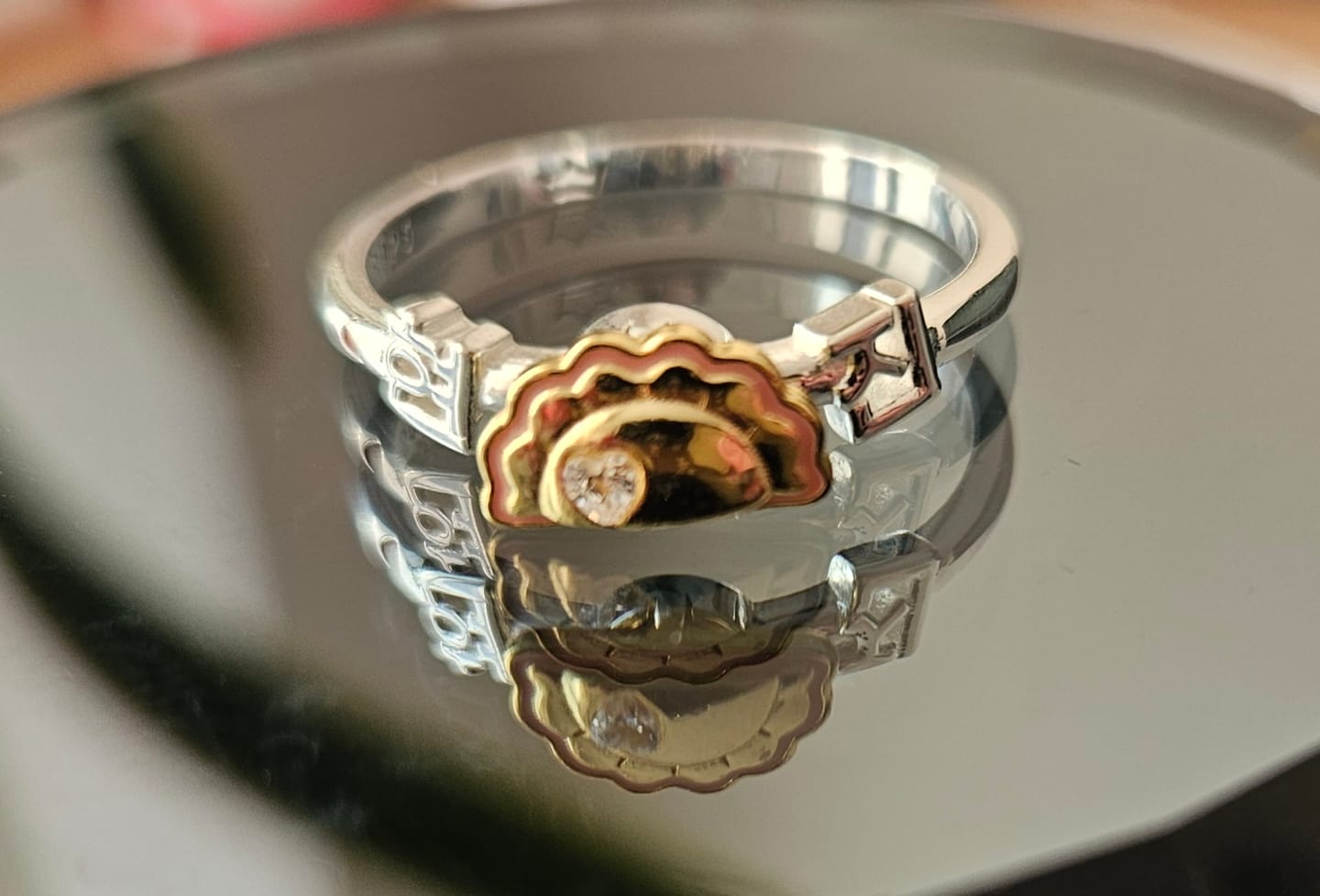 Customer photo review of Hyunjin spinning dumpling ring