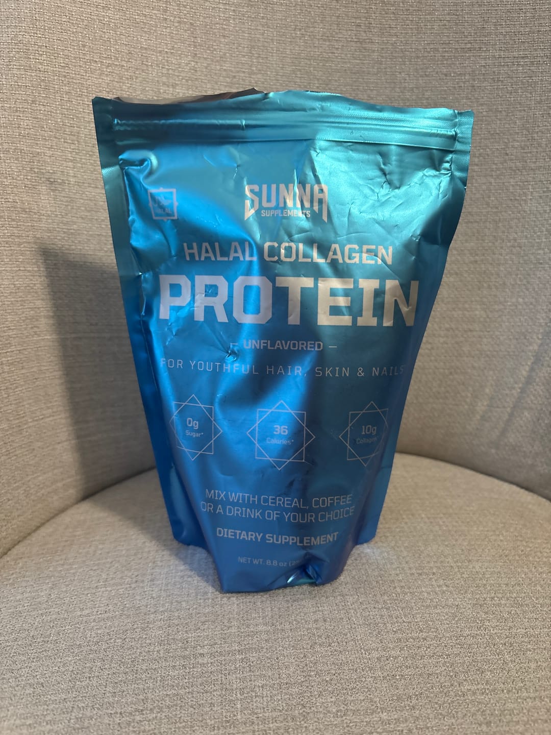 Customer photo review of Halal Collagen Protein