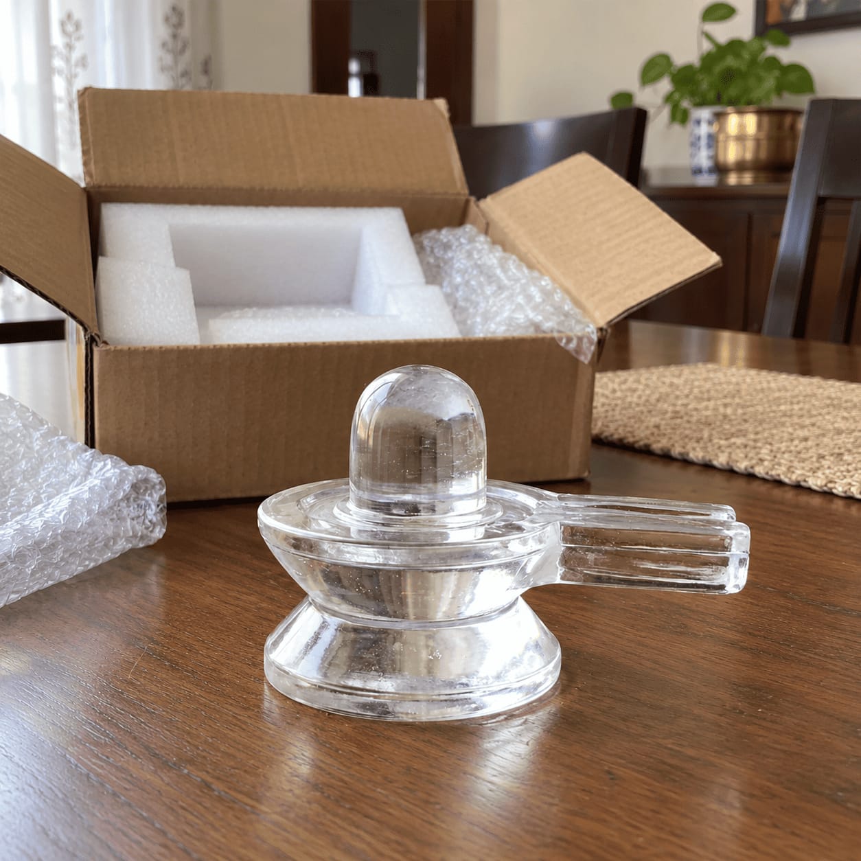 Customer photo review of Sphatik (Crystal) Shivling