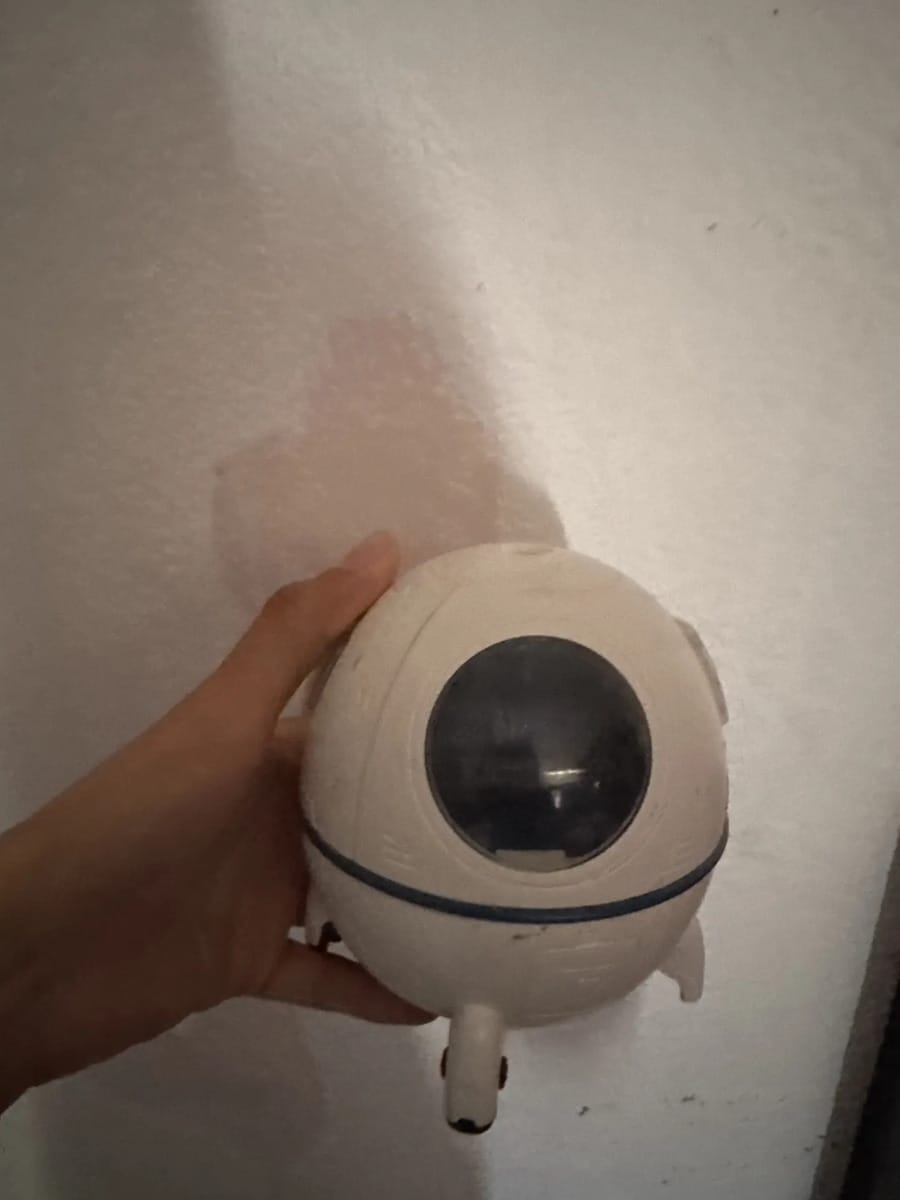 Customer photo review of Humidificador nave astronauta USB