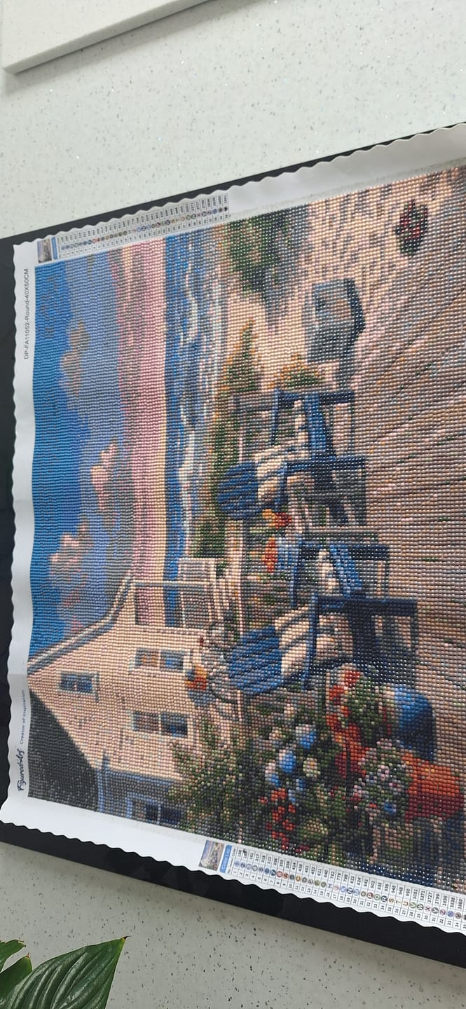 Customer photo review of Diamond Painting - Évasion de Porche Côtier