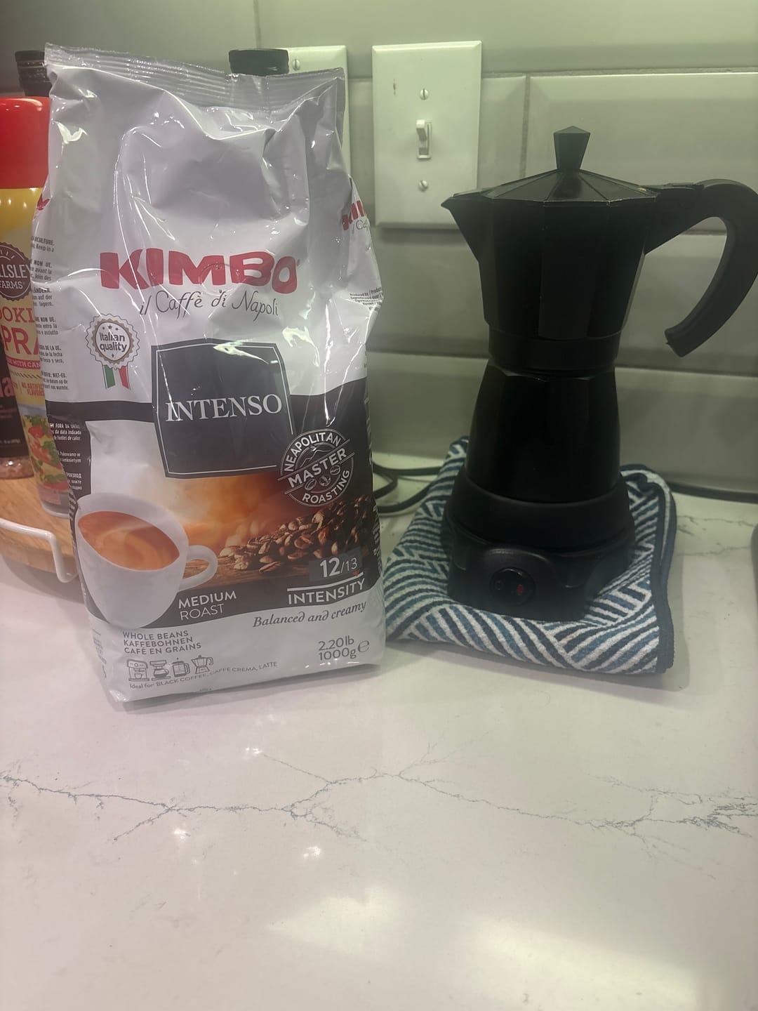 Customer photo review of Intenso - Whole Bean Coffee 2.2lbs