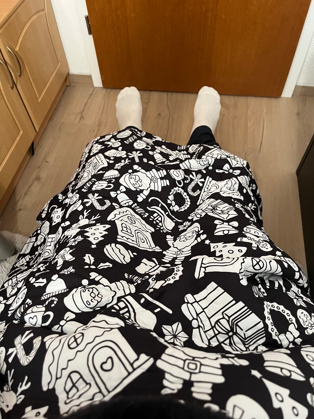 Customer photo review of ColorMe Blanket - Wind down with relaxing blanket you get to make your own
