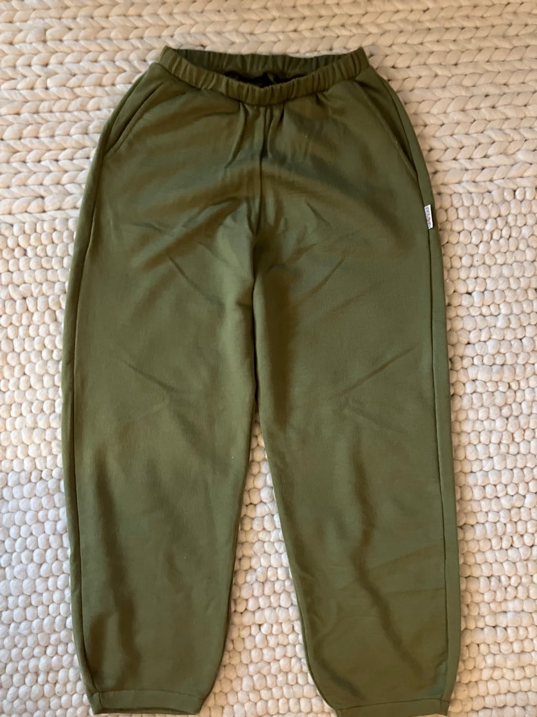 Customer photo review of Every Day Merino Barrel Leg Kinder Mitwachshose
