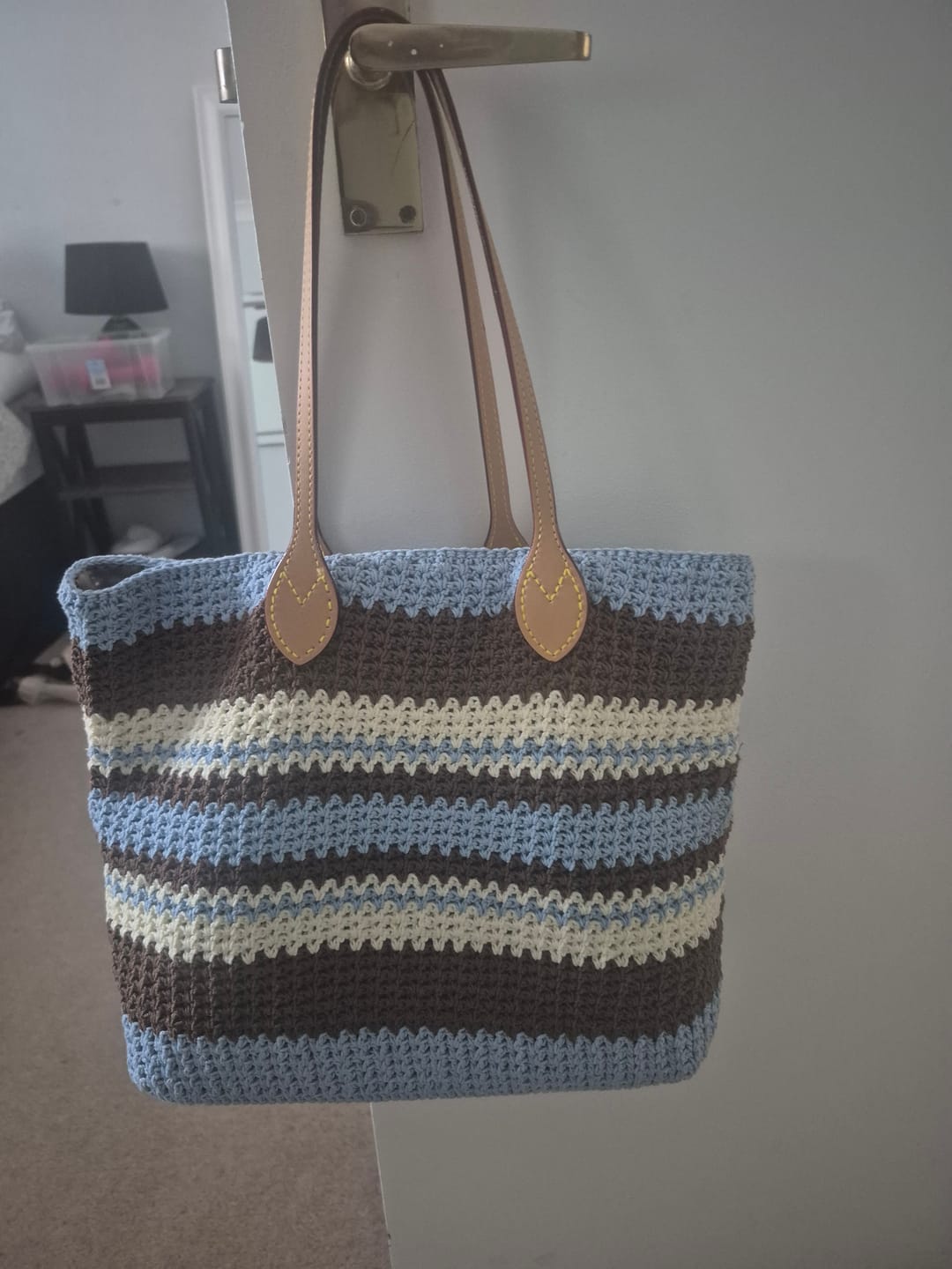 Customer photo review of Sunday Tote Crochet Kit