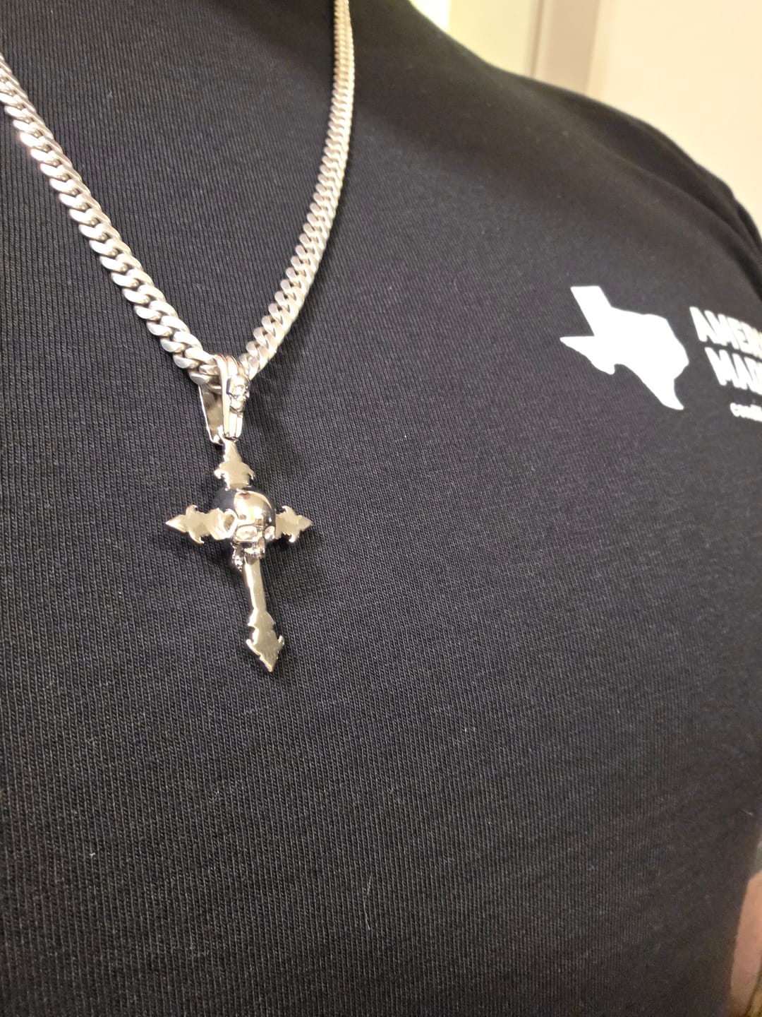 Customer photo review of DOWN YOUR THROAT PENDANT