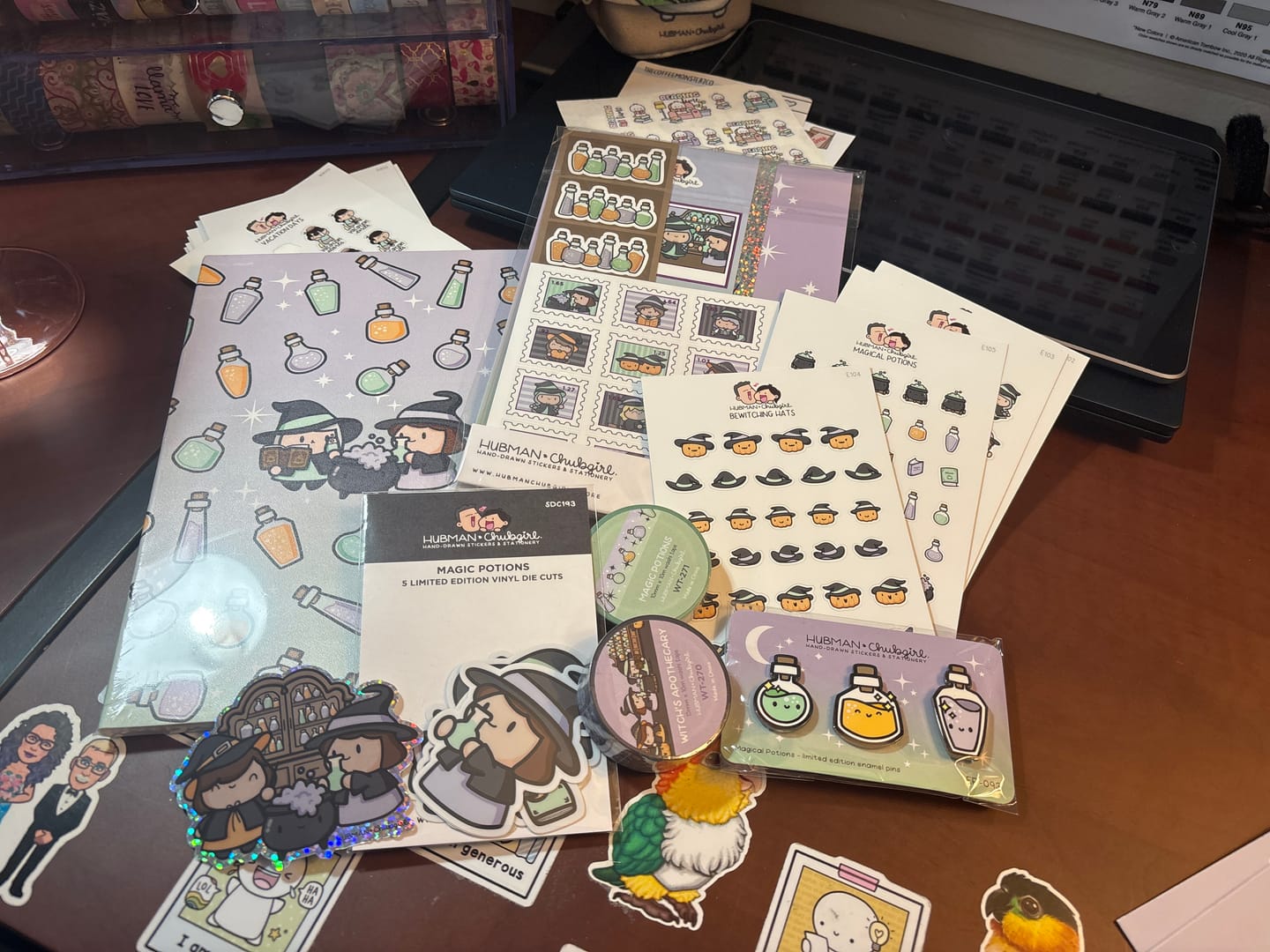 Customer photo review of Slumber Party Journaling Extras Sticker Set