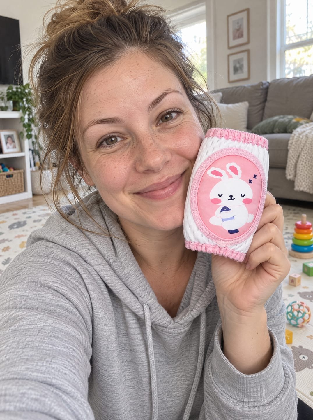 Customer photo review of Baby Crawling Knee Pads