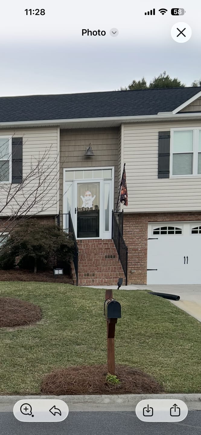 Customer photo review of Boo-Jee Ghost Door Hanger