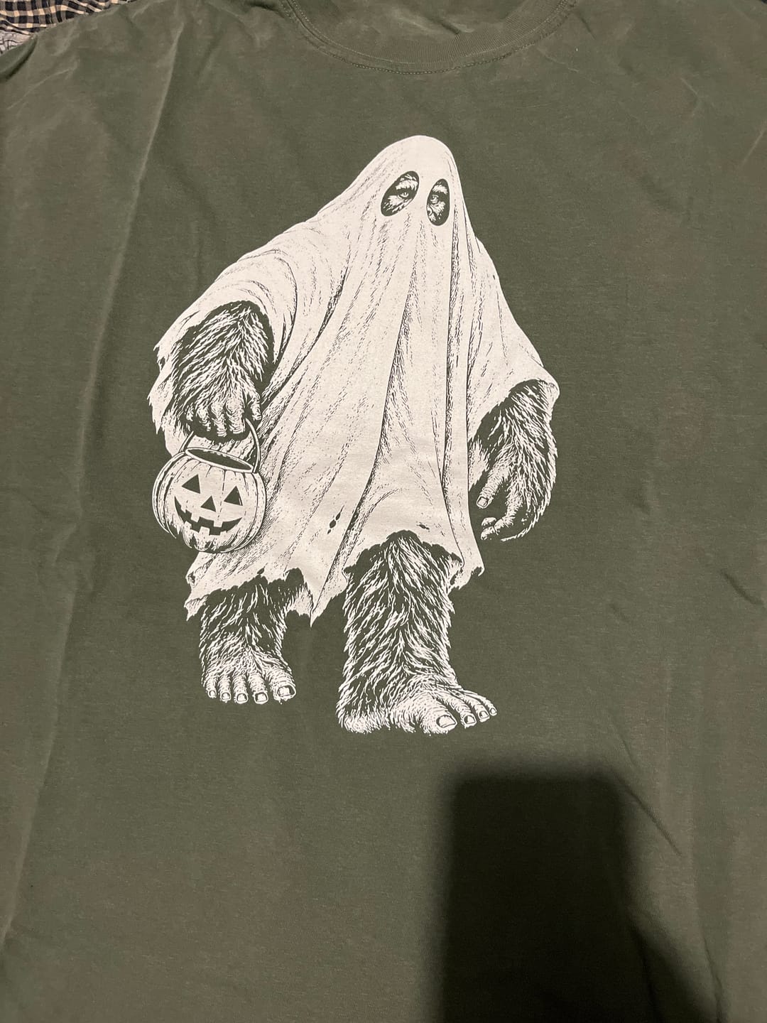 Customer photo review of Bigfoot Ghost T-Shirt