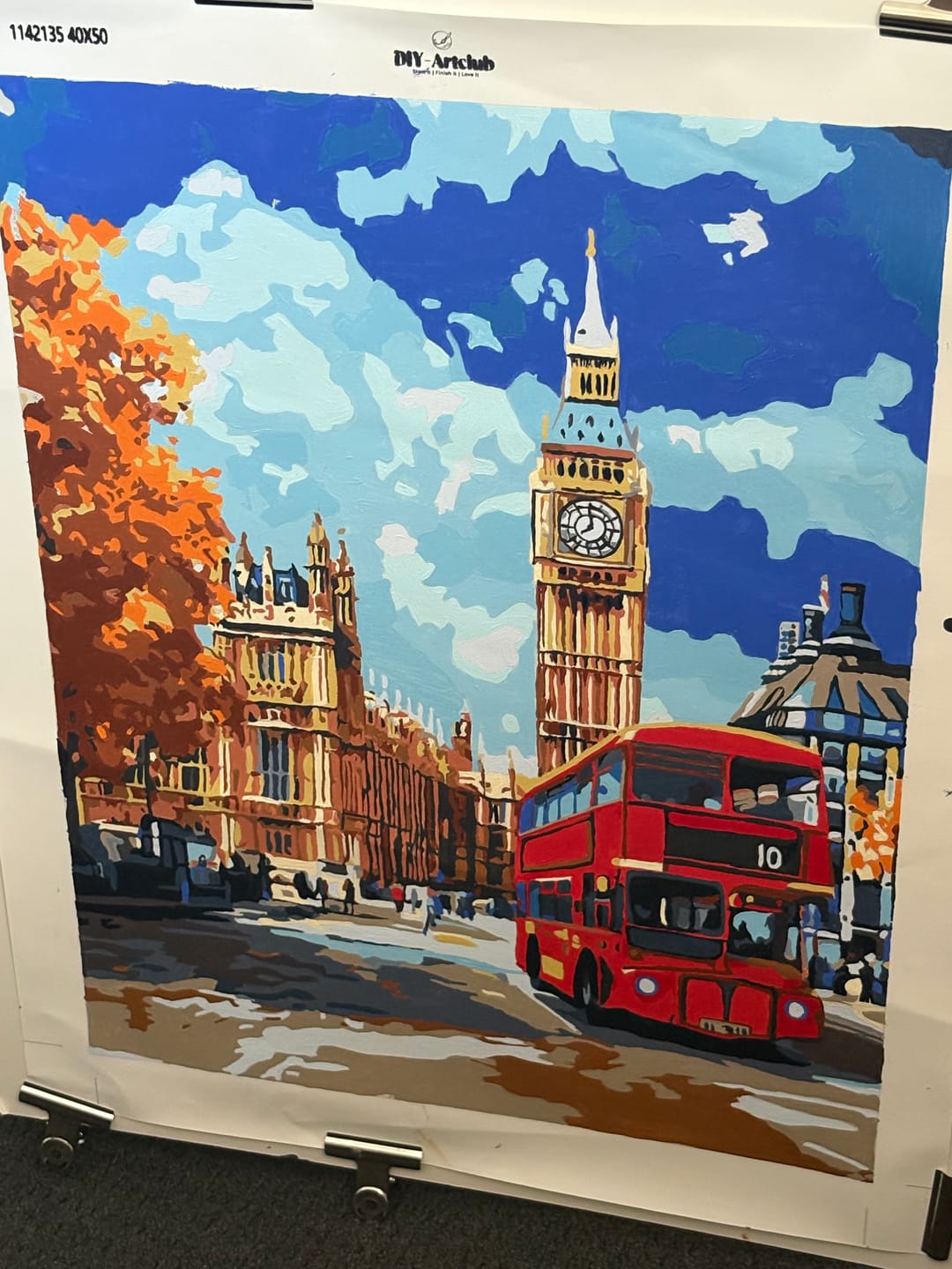 Customer photo review of Classy London | Paint by Number