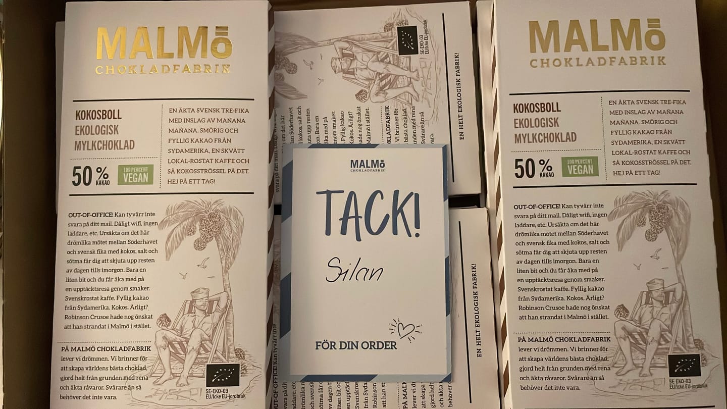 Customer photo review of Kokosboll 50% - chokladkaka