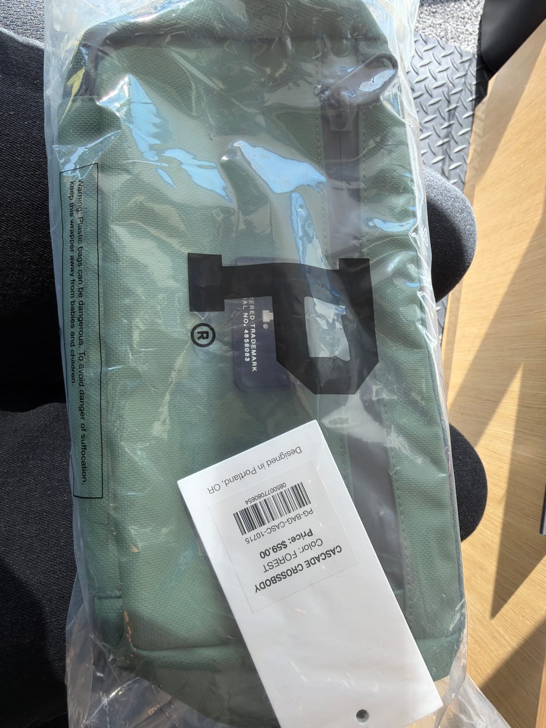 Customer photo review of Cascade Crossbody Bag