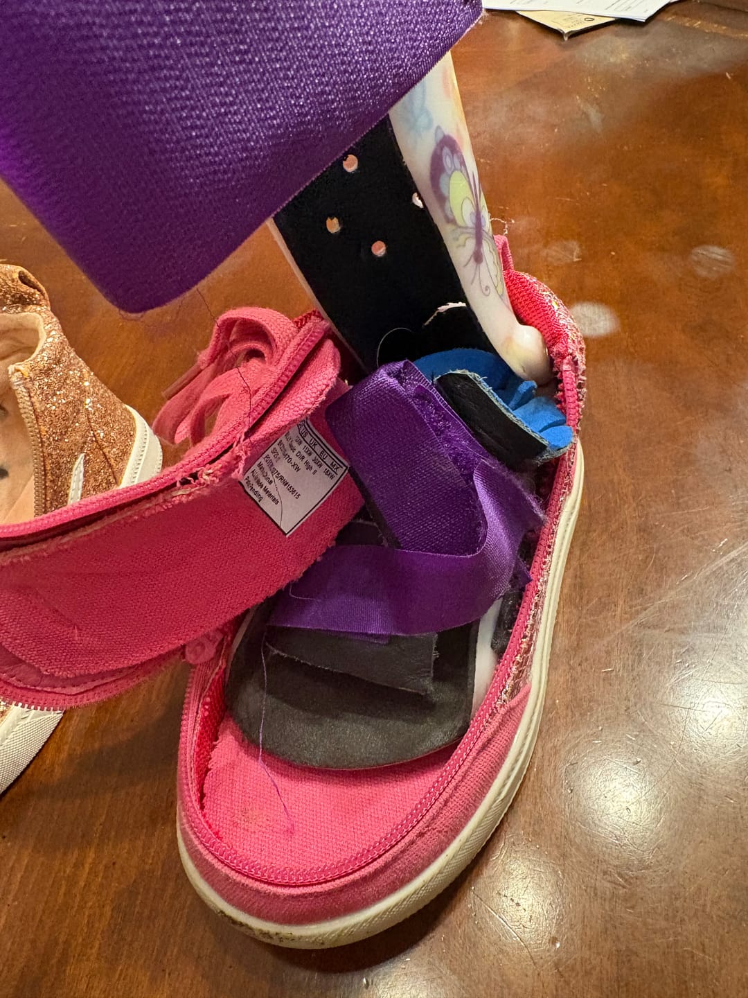 Customer photo review of Fuchsia Snake BILLY Classic D|R II High Tops