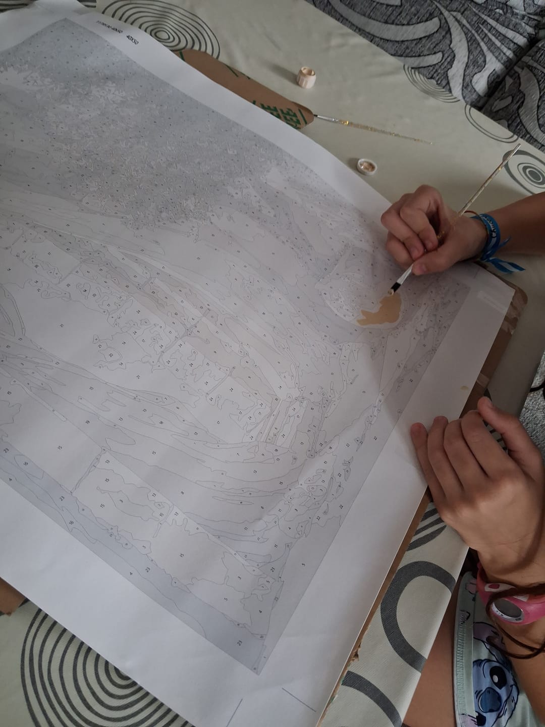 Customer photo review of The Stone Archway | Paint by Number