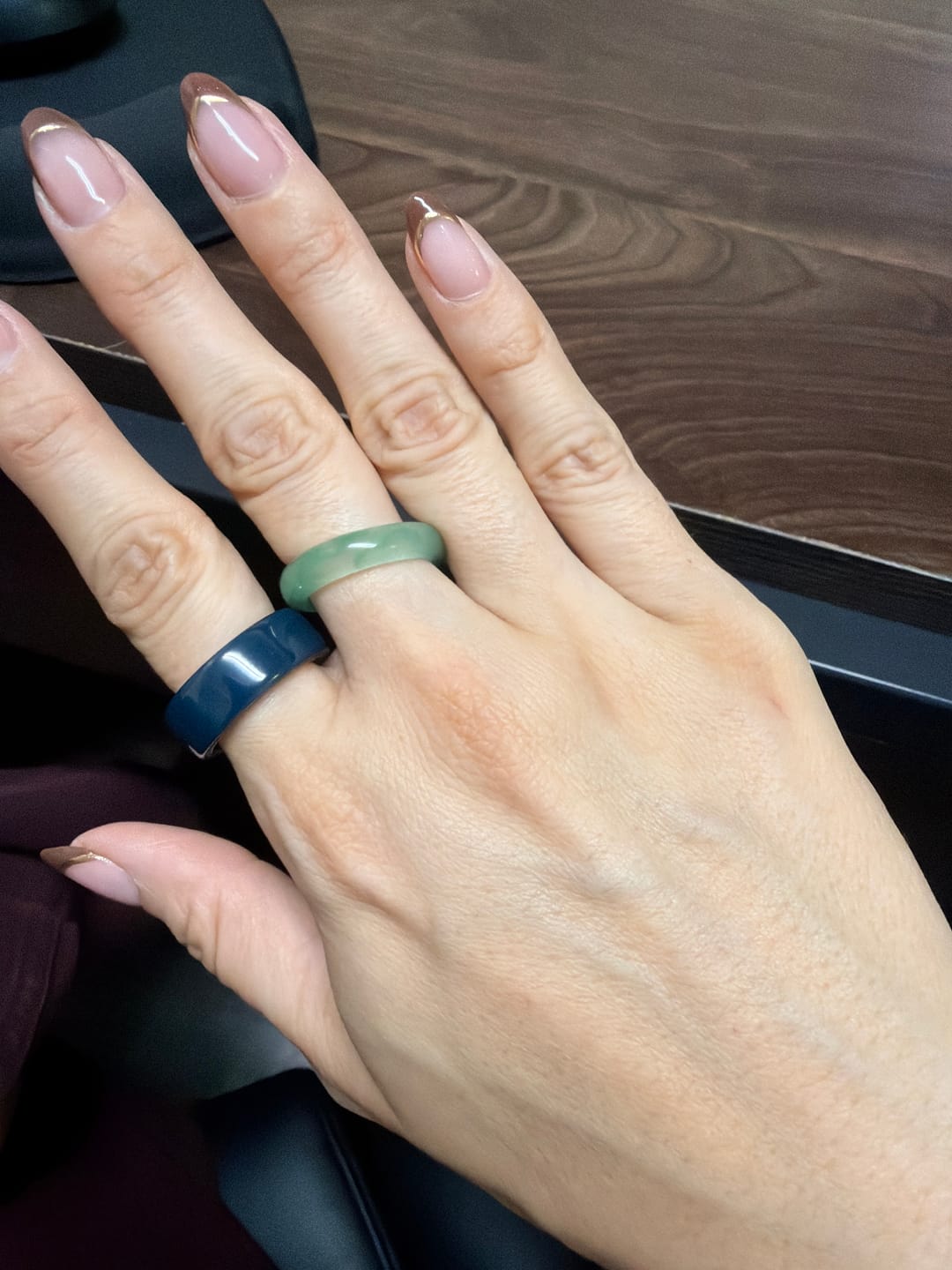 Customer photo review of Mountain Mist African Jade Ring