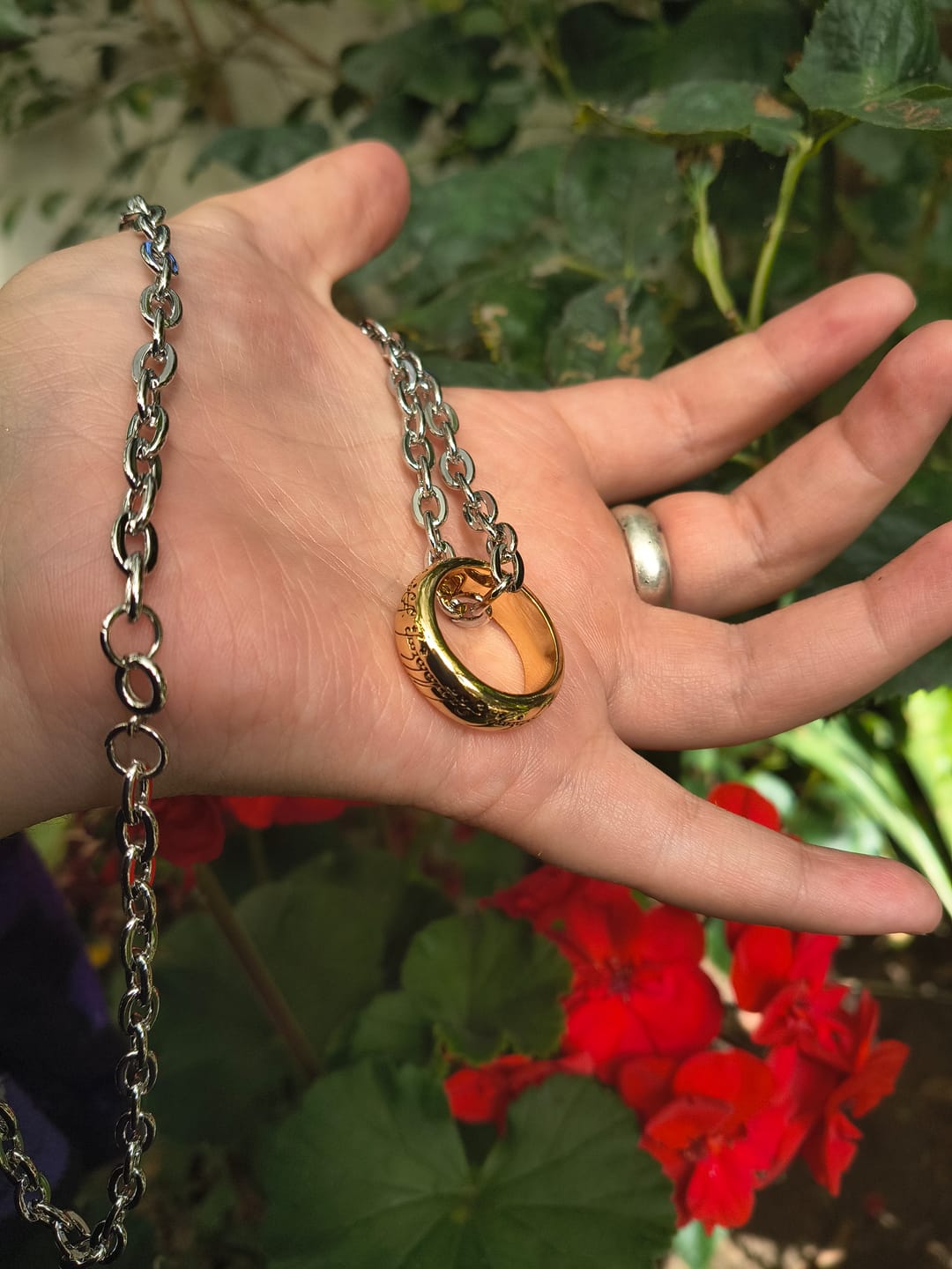 Customer photo review of The One Ring Pendant