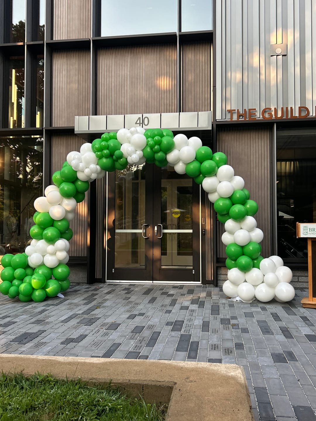 Customer photo review of 10x8ft Aluminum Alloy Tube Arch Balloon Flower Stand For Wedding Birthday Baby Shower